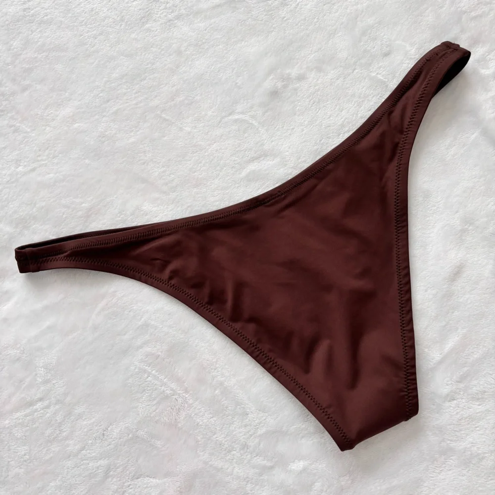SKIMS Cheeky Tanga Cocoa Bikini Bottom--NWT--XL